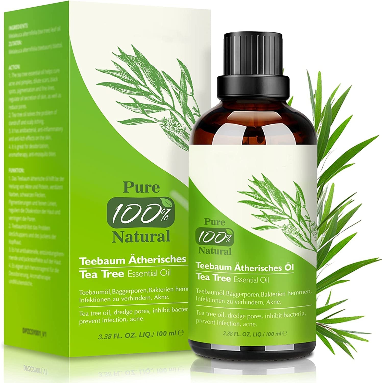 Aceite de Árbol de Té 100% Natural — 100ml
