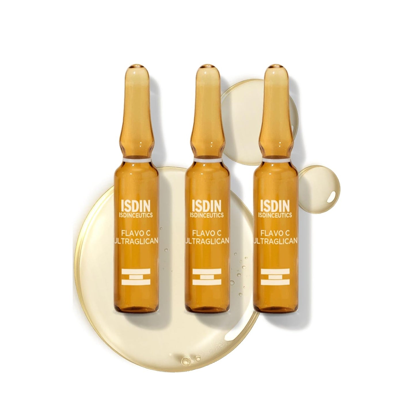 ISDIN Serum Facial Antioxidante De Día Flavo-C Ultraglican, 2 Ml (Paquete De 30)