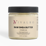 Ivalro Raw Shea Butter: jar with label, front view