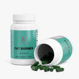Fat Burner con MCT de Ivalro: bote abierto con las cápsulas
