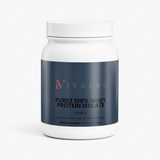 Aislado de Whey Pure3 100% (Vainilla) de Ivalro: bote visto de frente