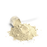 Proteína Whey Performance (Vainilla) de Ivalro: primer plano del cacito con el polvo