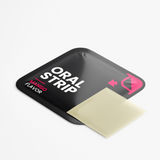 Ivalro Beauty Collagen Strips: close-up of the opened sachet with the oral strip