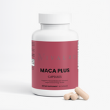 Maca Plus de Ivalro: bote con las cápsulas al lado