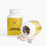 Multivitamínico Completo de Ivalro: bote abierto con las cápsulas
