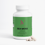Musgo Marino (Sea Moss) de Ivalro: bote con las cápsulas al lado
