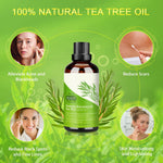 Aceite De Árbol De Té 100% Natural,100 ML Aceite Esenciale-Aceite De Acné,Tea Tree Oil Puro, Perfumado,Tratamiento Antiacné Contra La Piel Y Cara Con Imperfecciones,Antipinillas