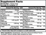 Polvo de Hidratación (Limonada) de Ivalro: tabla de información nutricional