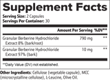 Berberina de Ivalro: tabla de información nutricional